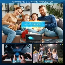 Projector Elephas W13 Led 50000H 4K , Wifi , Bluetooth , Usb , Hdmi